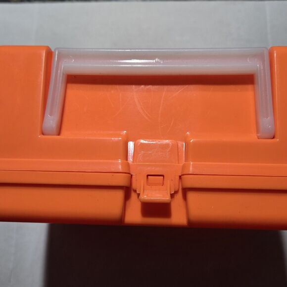 Vintage Orange New Kids On The Block Plastic Lunch Box & Thermos - Picture 4 of 13